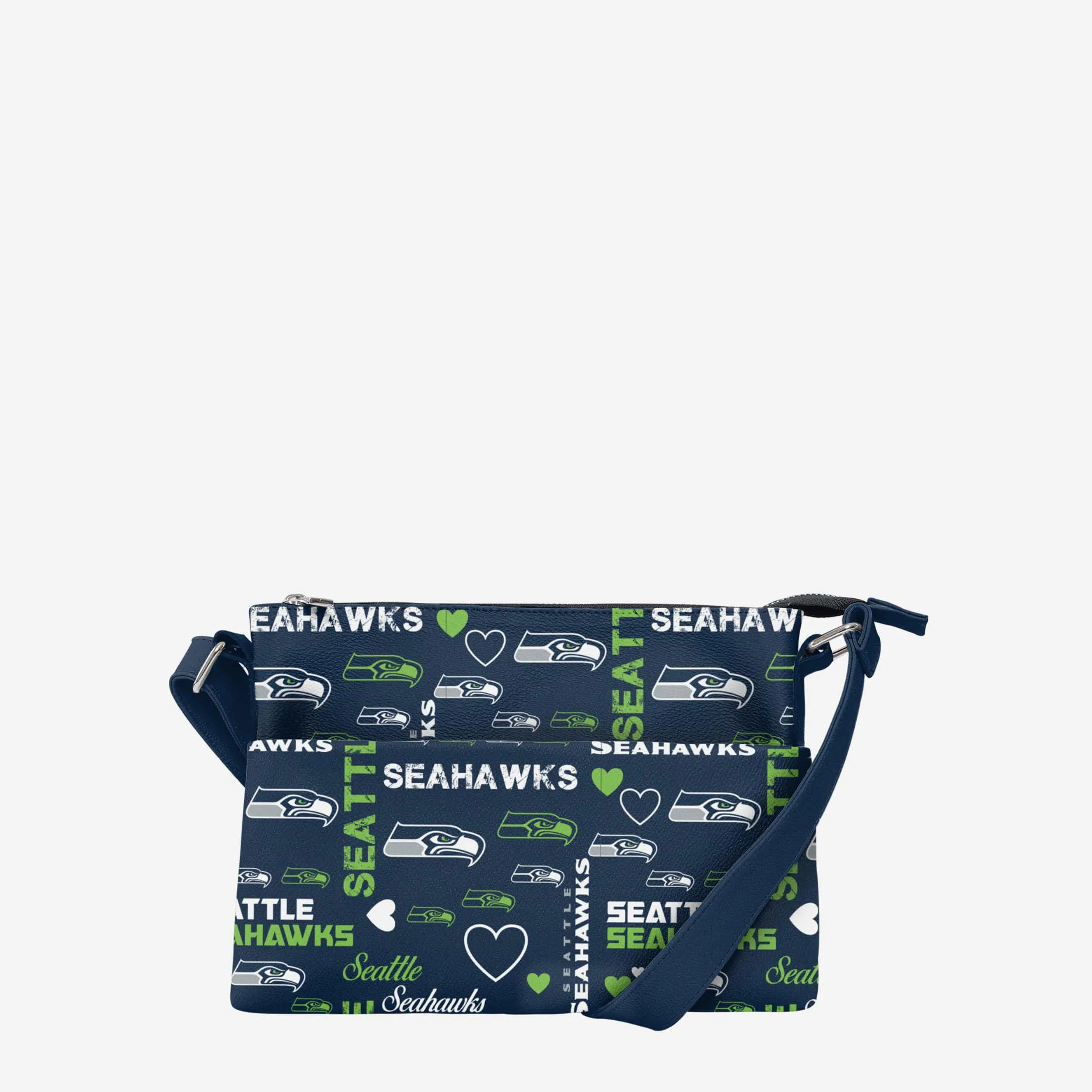 Seattle Seahawks Logo Love Crossbody Purse