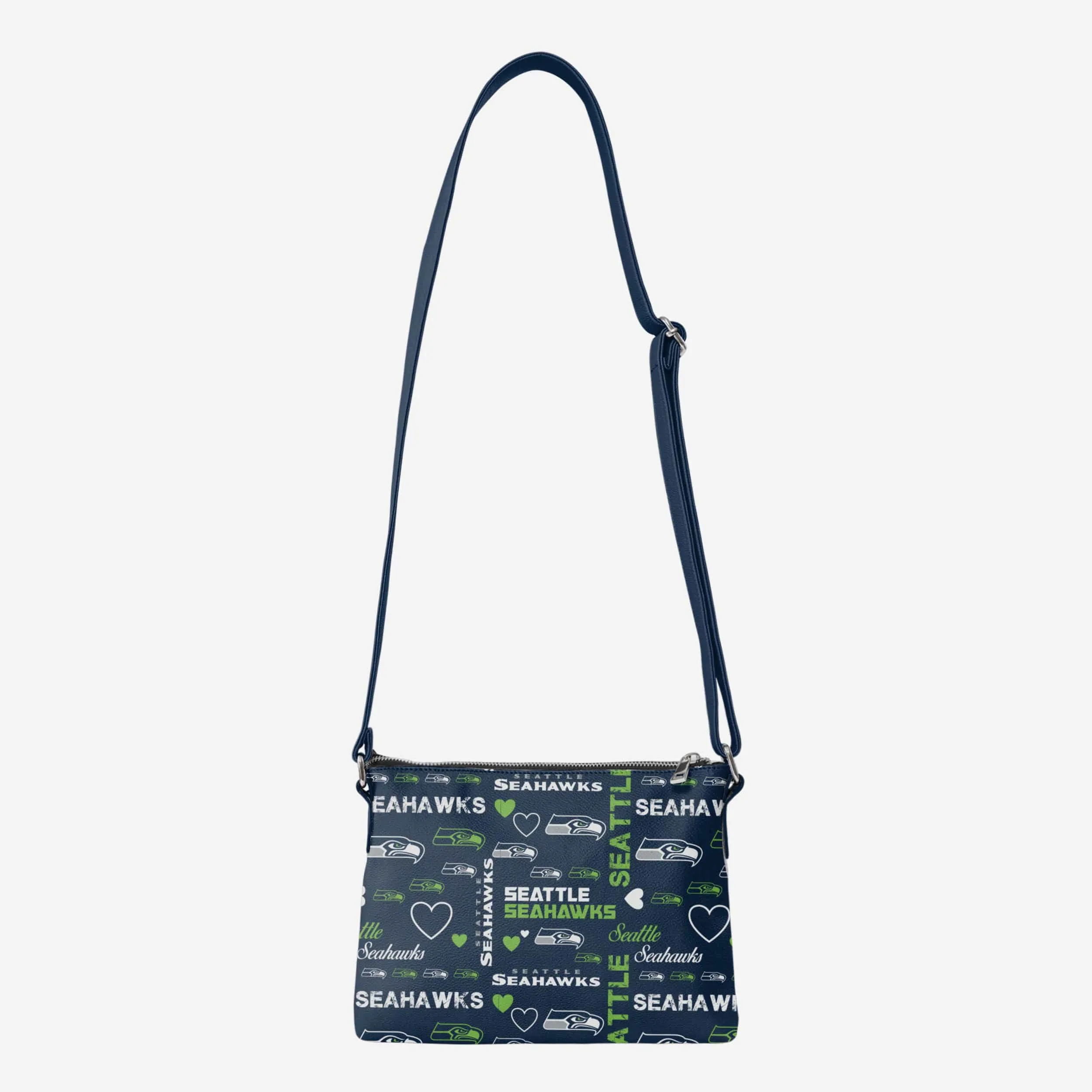 Seattle Seahawks Logo Love Crossbody Purse