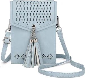 seOSTO Womens Small Crossbody Bag For Woman, Tassel Wallet Purse，Gifts For Teenage Girls