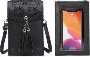 seOSTO Womens Small Crossbody Bag For Woman, Tassel Wallet Purse，Gifts For Teenage Girls