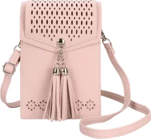 seOSTO Womens Small Crossbody Bag For Woman, Tassel Wallet Purse，Gifts For Teenage Girls
