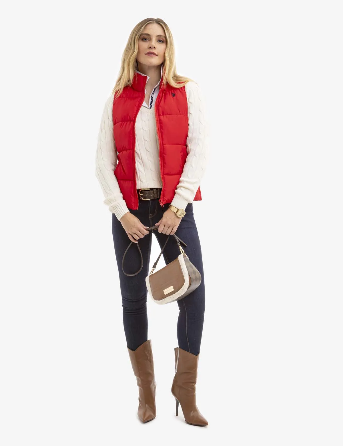 SHERPA DIAMOND CROSSBODY BAG