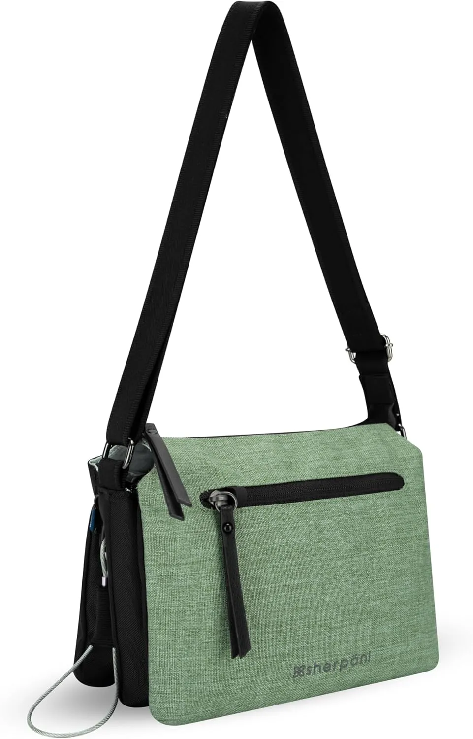 Sherpani Mei, Anti Theft Crossbody Purse, Lightweight Cross Body Bag, Fashion Trio Bag for Women with Metal Hardware