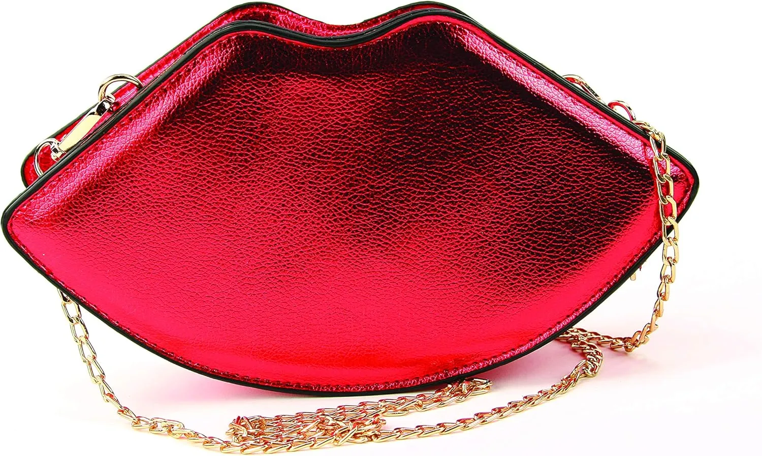 Shiny Lips Crossbody Bags