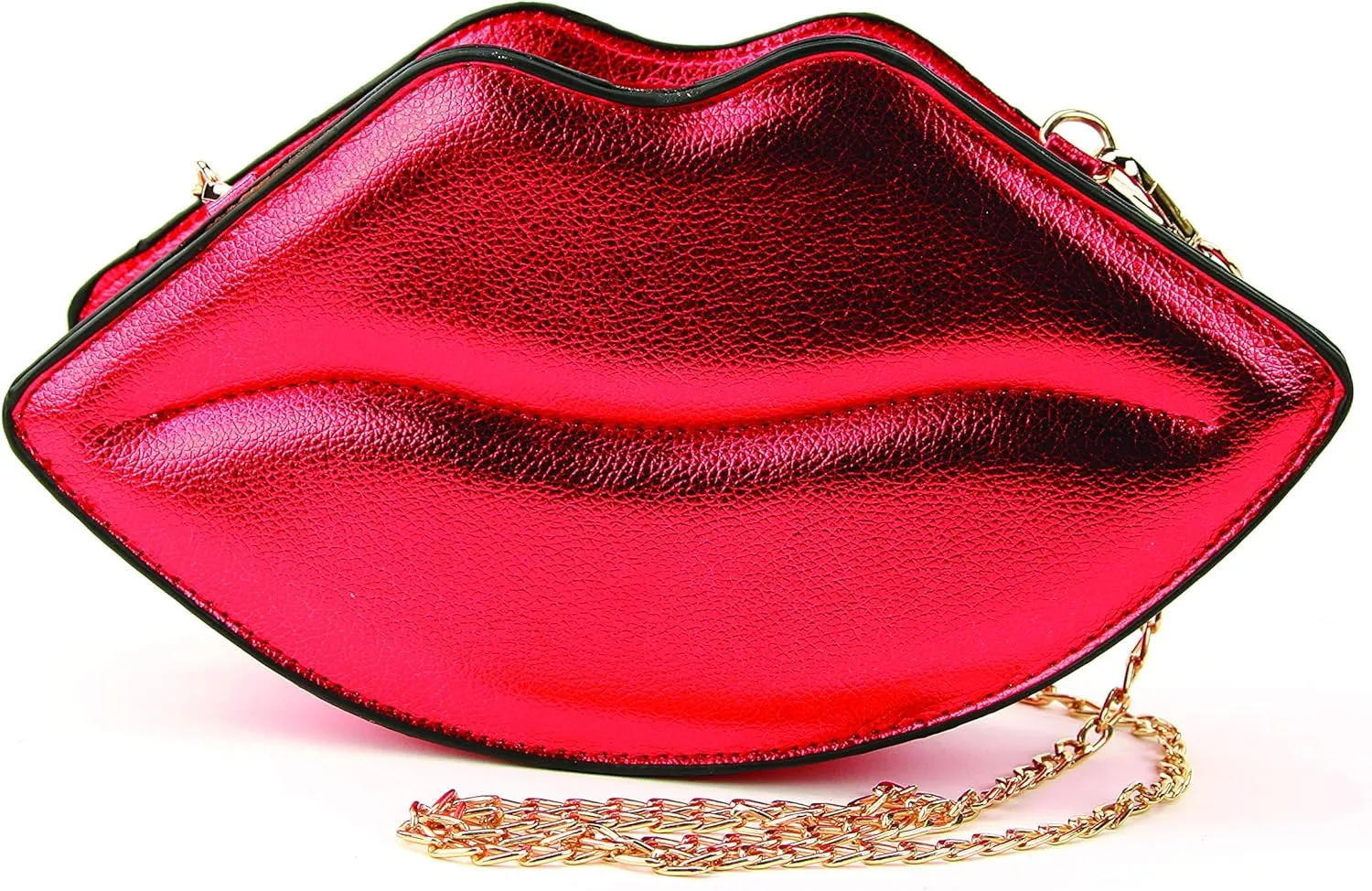 Shiny Lips Crossbody Bags