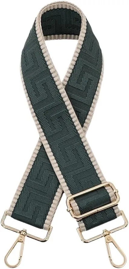 Shoulder Strap 5CM Widen Thicken Nylon Bag Shoulder Strap Accessories Single Shoulder Crossbody Bag Chain Adjustable Long Shoulder Strap Handbags Strap(Dark Green)