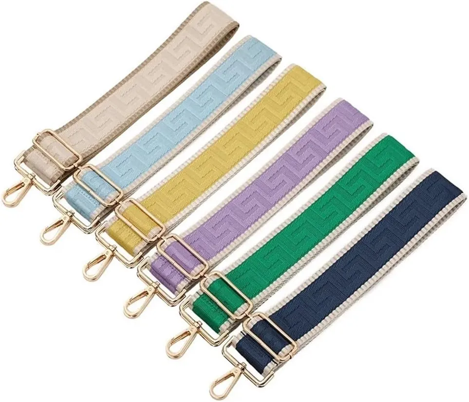 Shoulder Strap 5CM Widen Thicken Nylon Bag Shoulder Strap Accessories Single Shoulder Crossbody Bag Chain Adjustable Long Shoulder Strap Handbags Strap(Dark Green)