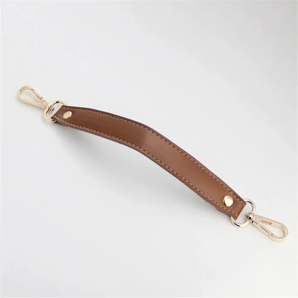 Shoulder Strap PU Leather Women Handbag Handle Short Bag Strap Useful Replaceable 28cm Fashion Simple Solid Color Wide Shoulder Strap Handbags Strap(White)