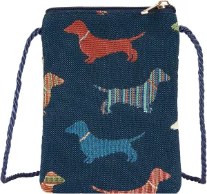 Signare Tapestry Mini Crossbody Phone Bag Credit Card Purse