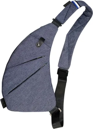 Sling Bag Crossbody Chest Shoulder-Personal Pocket Bag Anti Theft Travel Bags Daypack for Men Women Water Resistance