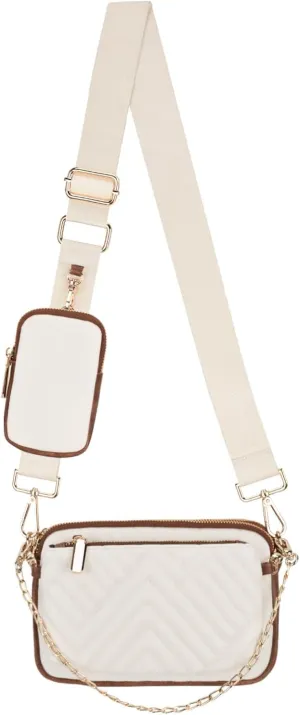 Small Crossbody Bags for Women 3 in 1 Trendy Shoulder Fashion Designer Mini Cute Sling Chest Bag