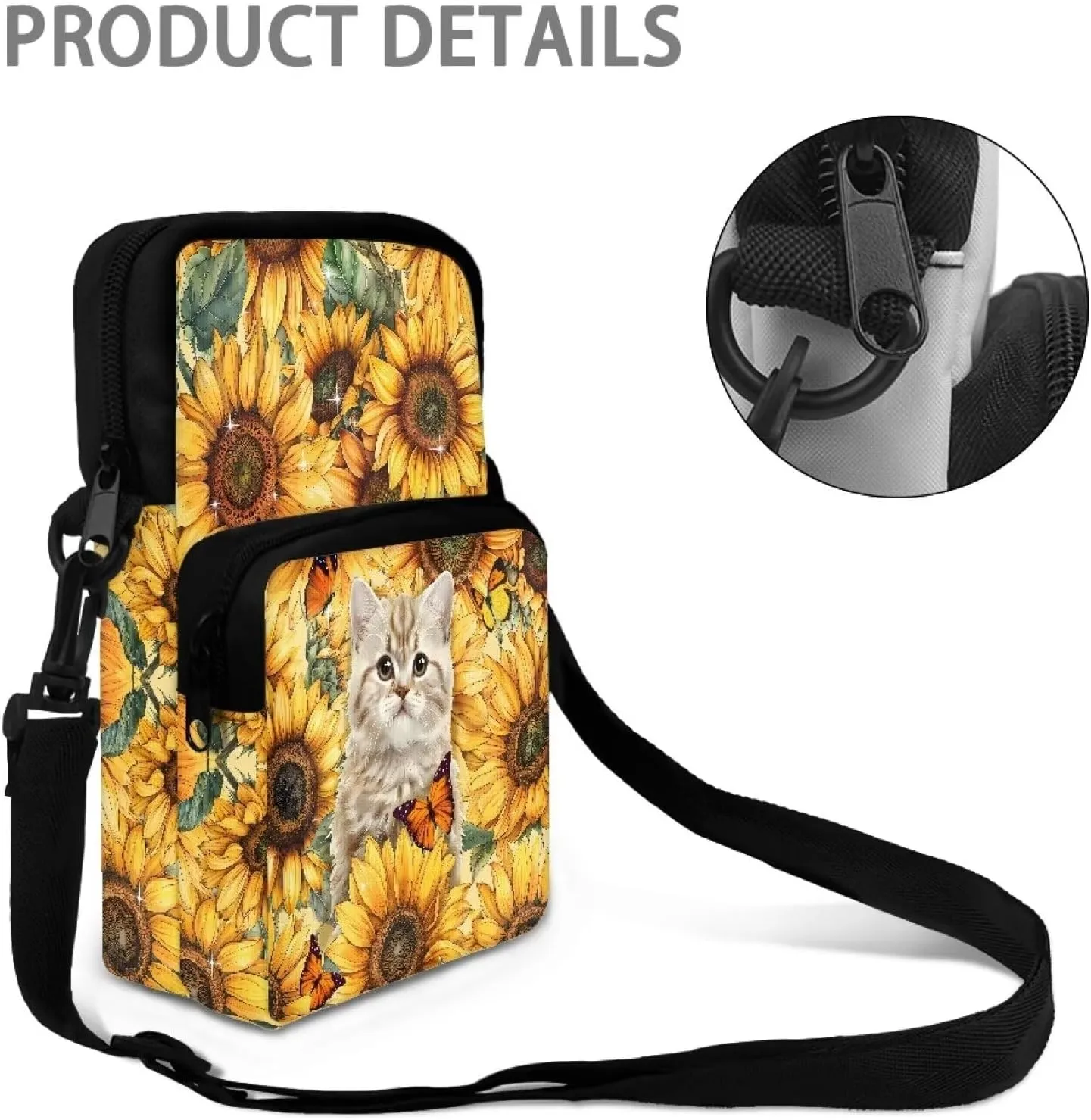 Small Crossbody Bags for Women Men Small Messenger Bag Purses Fanny Pack Wallet Bag Coin Purse Backpack Handbag