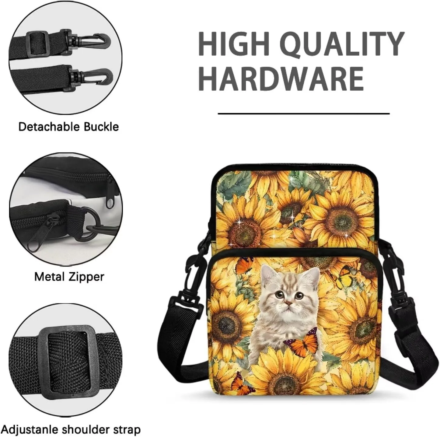 Small Crossbody Bags for Women Men Small Messenger Bag Purses Fanny Pack Wallet Bag Coin Purse Backpack Handbag