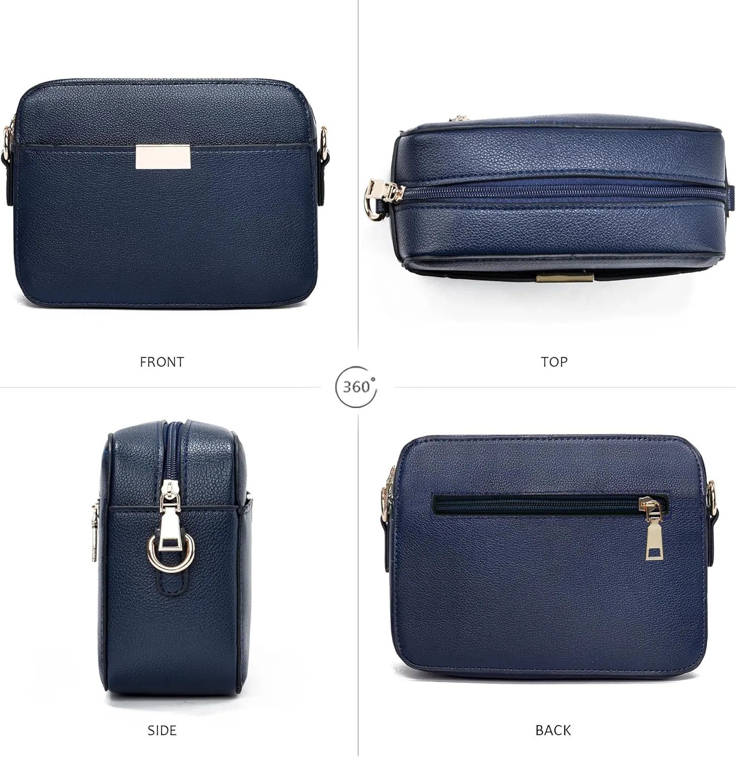 Small Crossbody Bags for Women Vegan Leather Purses Women's Shoulder Handbags Wallet Satchel Cross Body Purse