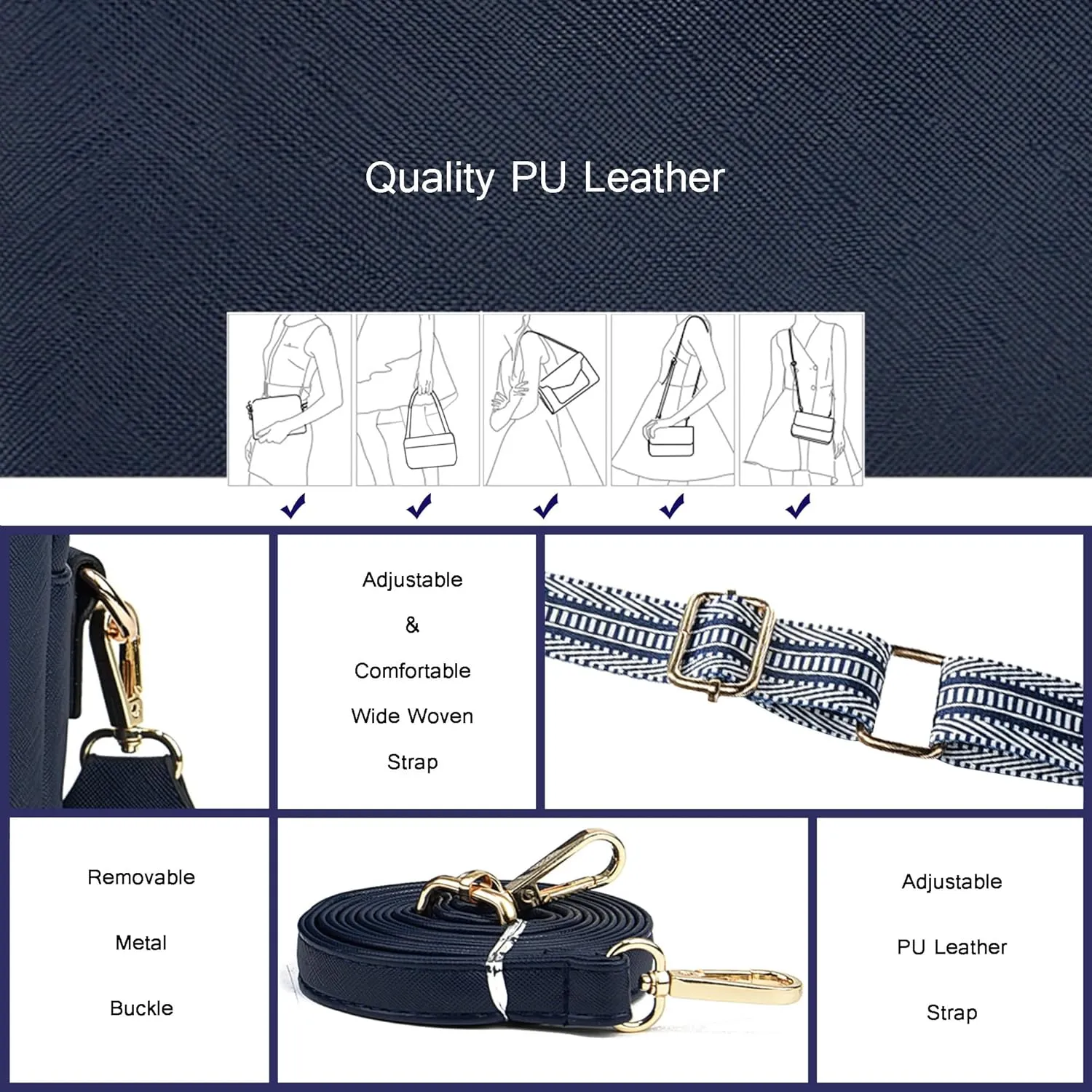 Small Crossbody Bags for Women Vegan Leather Purses Women's Shoulder Handbags Wallet Satchel Cross Body Purse
