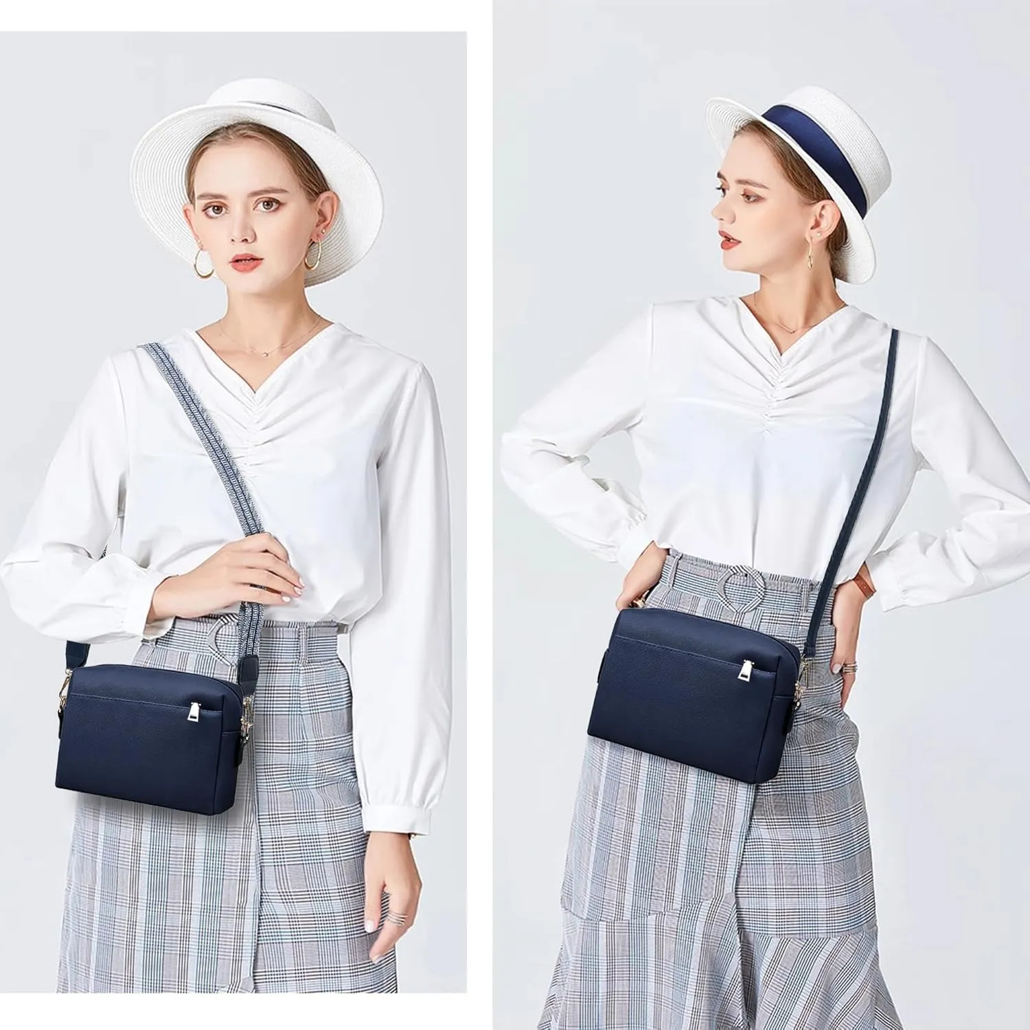 Small Crossbody Bags for Women Vegan Leather Purses Women's Shoulder Handbags Wallet Satchel Cross Body Purse