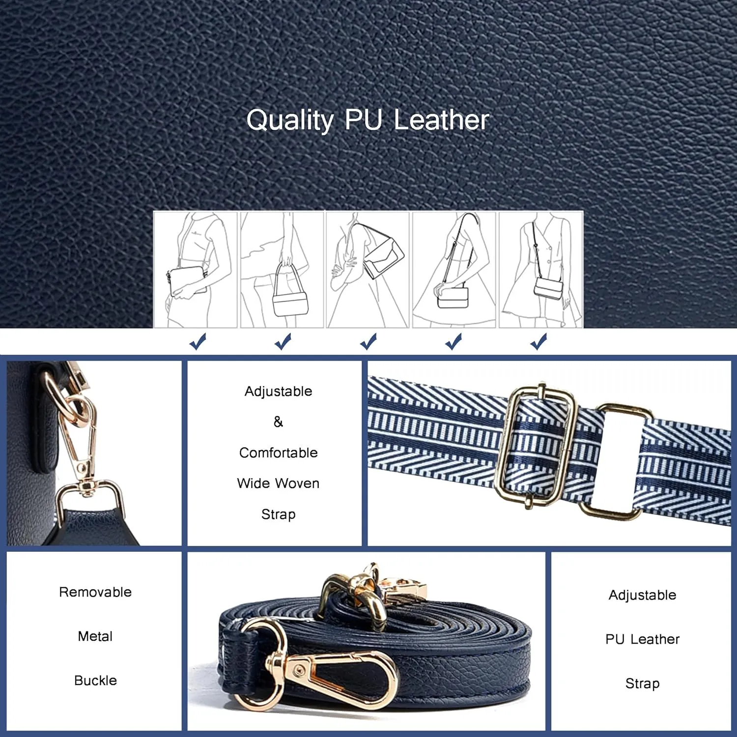 Small Crossbody Bags for Women Vegan Leather Purses Women's Shoulder Handbags Wallet Satchel Cross Body Purse