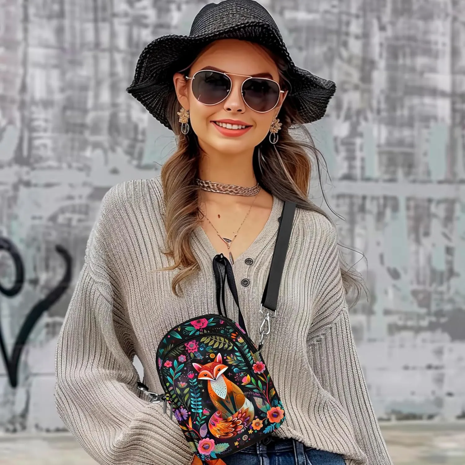 Small Crossbody Bags for Women Waterproof Cell Phone Bag Wallet Purse with Card Slots Adjustable Strap