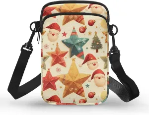 Small Crossbody Bags Purses for Women, Cartoon Animals Travel Cell Phone Pouch Bag Zipper Mini Shoulder Bag