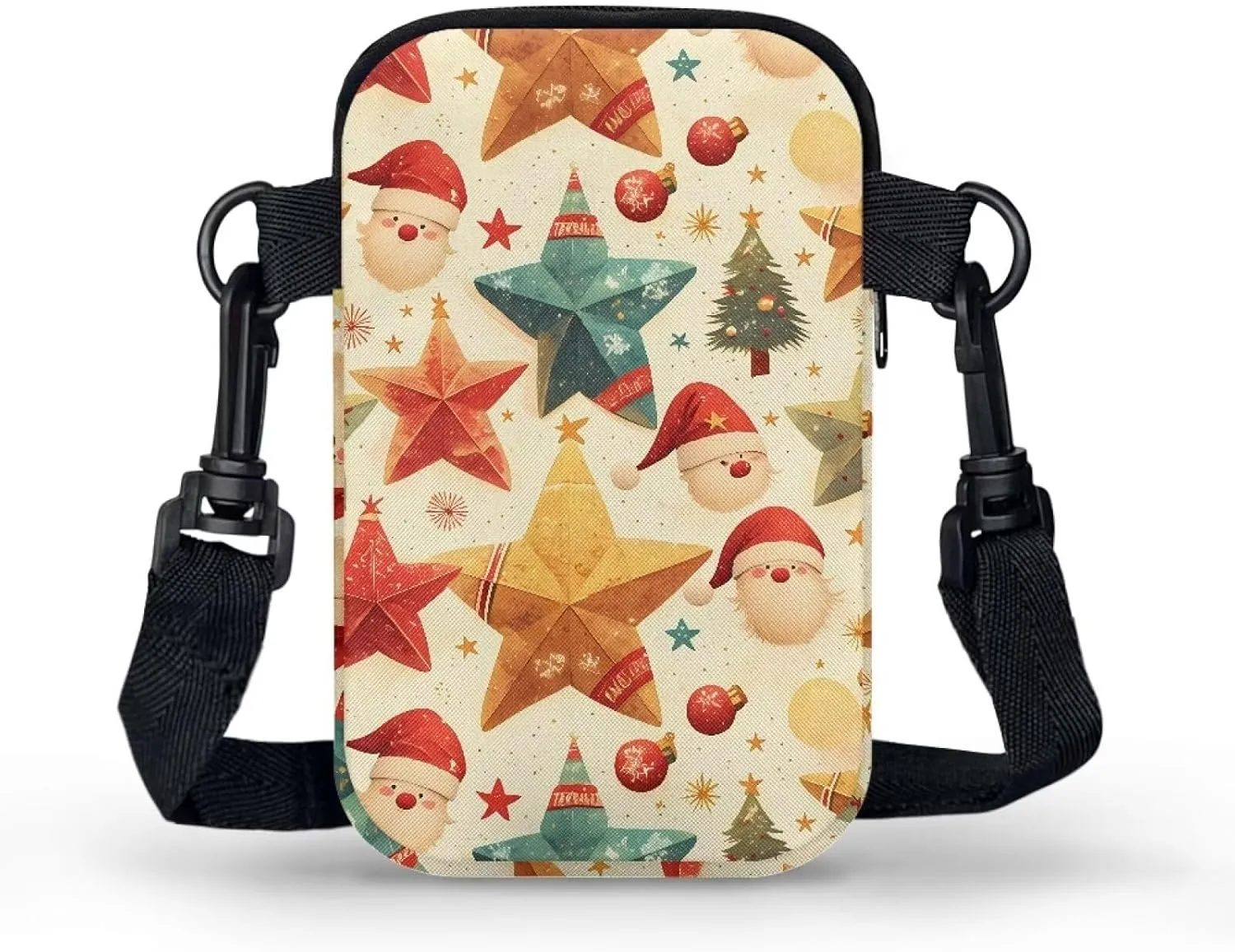 Small Crossbody Bags Purses for Women, Cartoon Animals Travel Cell Phone Pouch Bag Zipper Mini Shoulder Bag