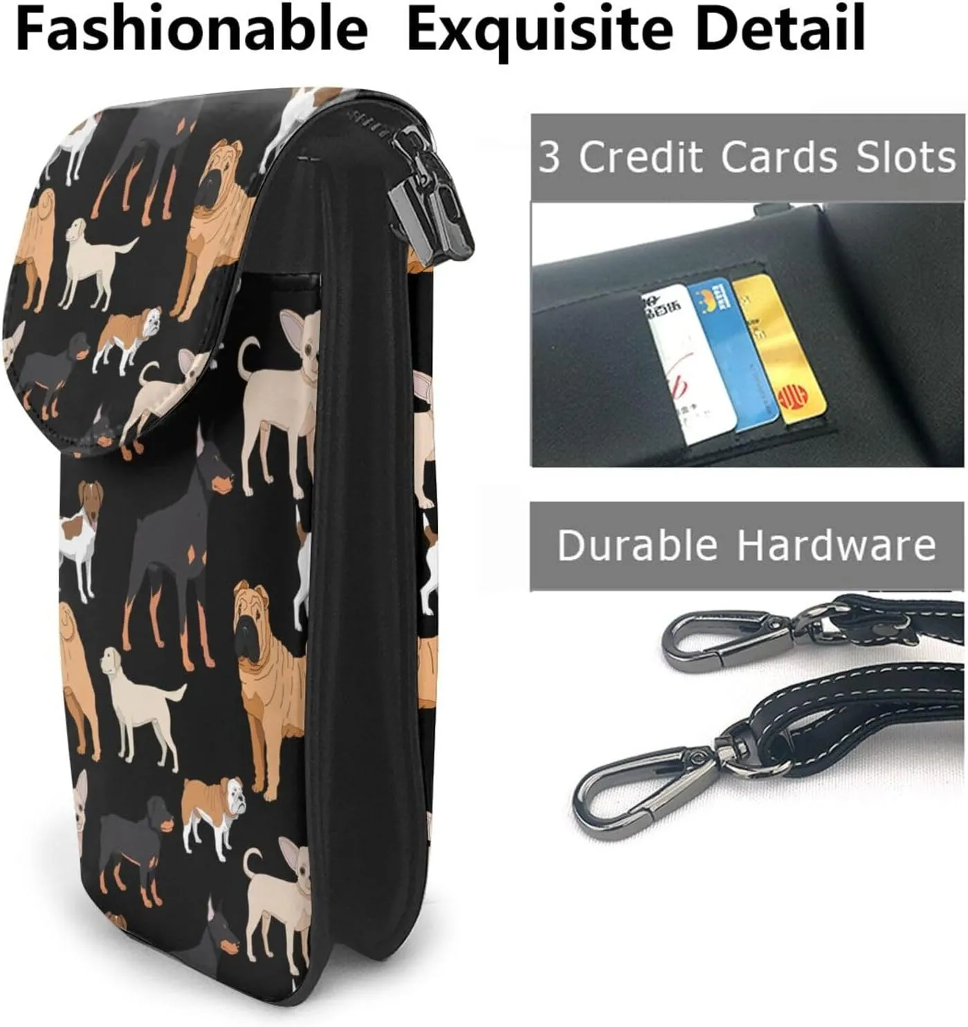 Small Crossbody Cell Phone Bags for Women Leather Purse Lightweight Wallet Shoulder Bag Travel Pouch with Strap