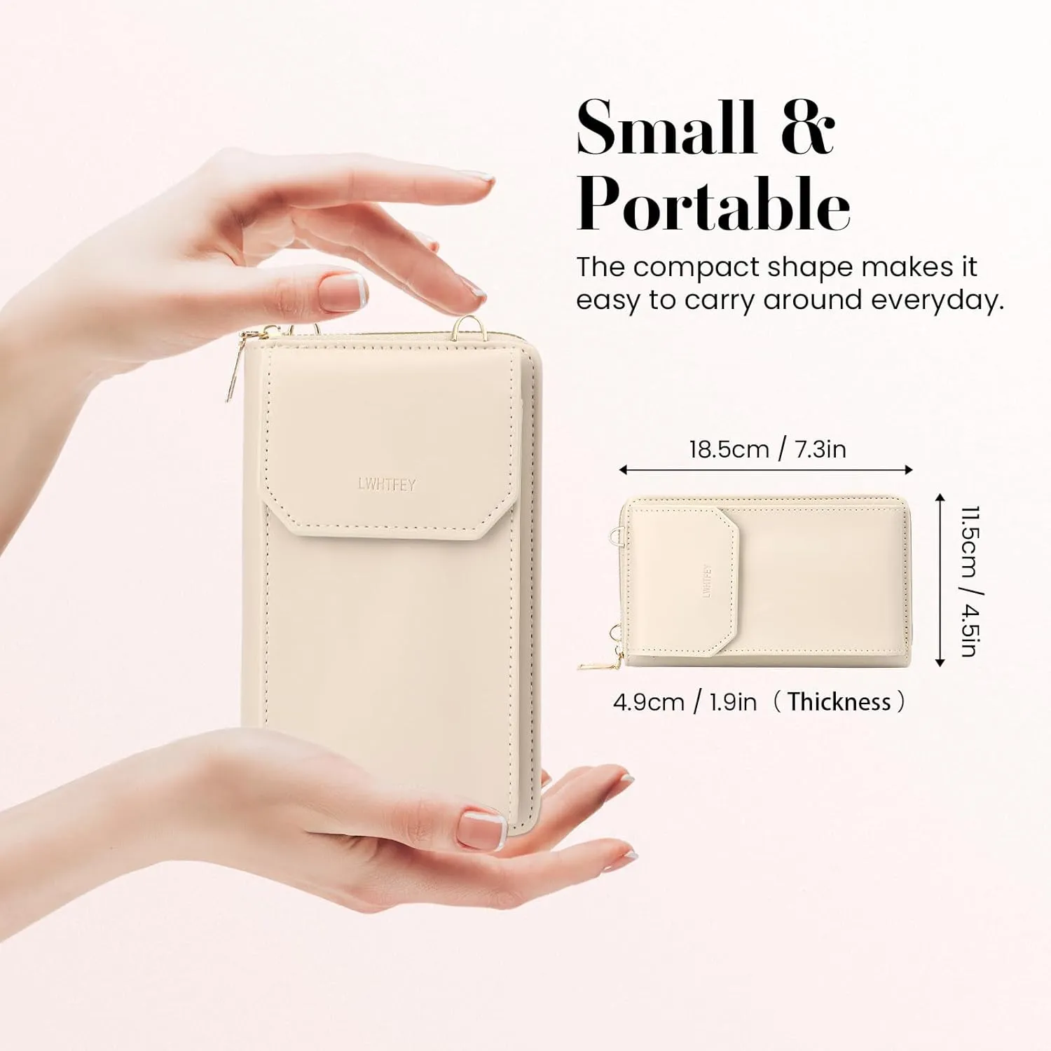 Small Crossbody Phone Bags for Women with Card Slots, Cellphone Purse Wallet for Travel Shopping