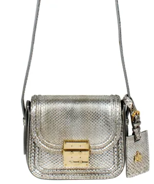 Small Lala Python Shoulder Bag
