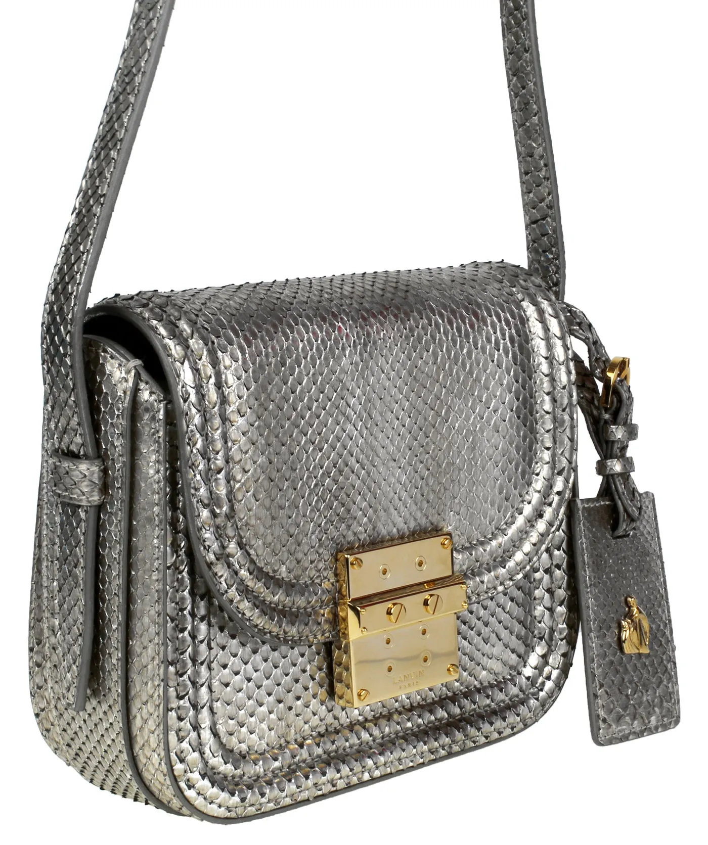 Small Lala Python Shoulder Bag