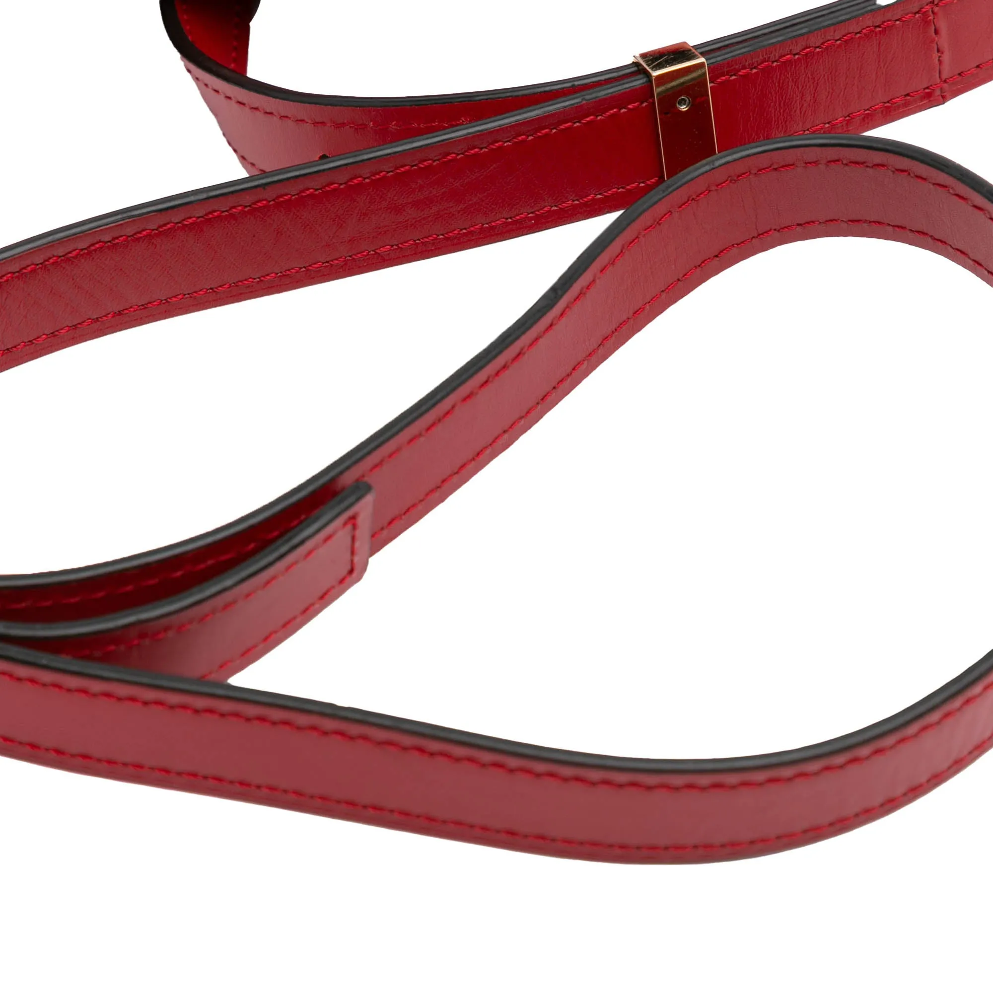 Small Leather Metal Gate Crossbody