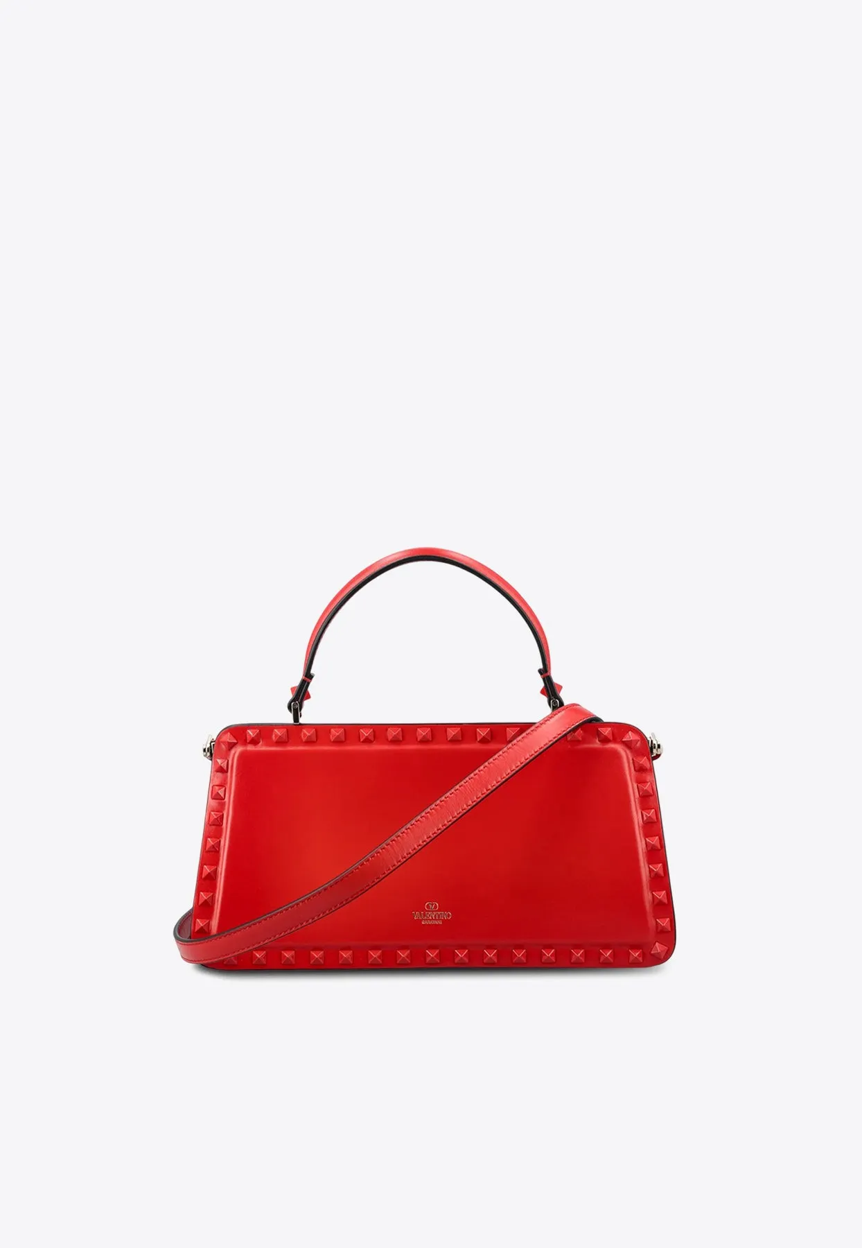 Small Rockstud Top Handle Bag