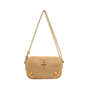 SMFK Compass Adventure Wheat Shoulder Bag With Chain