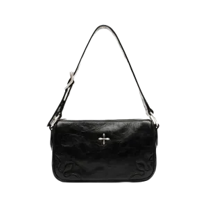 SMFK Compass Kitty Black Shoulder Bag