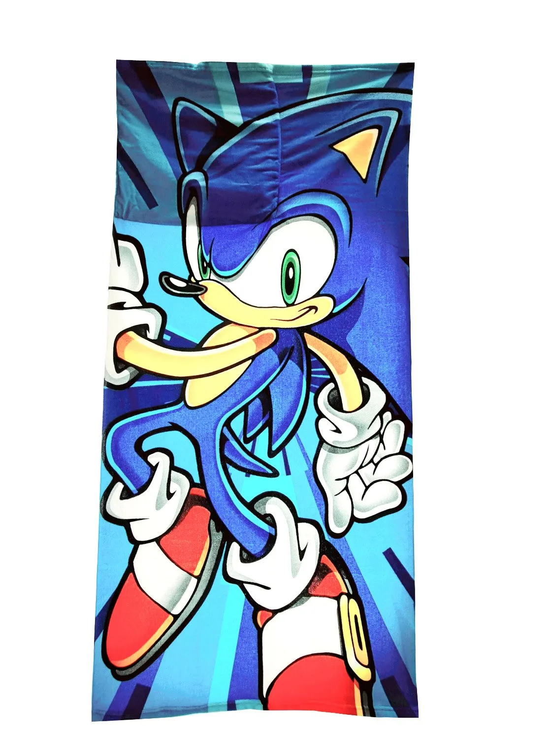 Sonic The Hedgehog Towel & Pull String Bag
