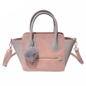Spring Smiley PU Leather Tote Bag Women Trapeze Fashion Designer Handbags High Quality Ladies Bags Vintage Crossbody Bags