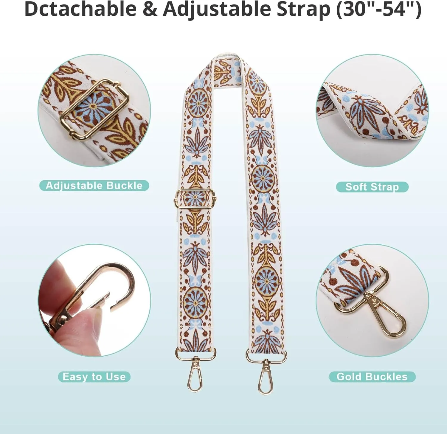 Stadium Approved Crossbody Purse for Women - Clear Stadium Bag for Sporting Events, Concerts