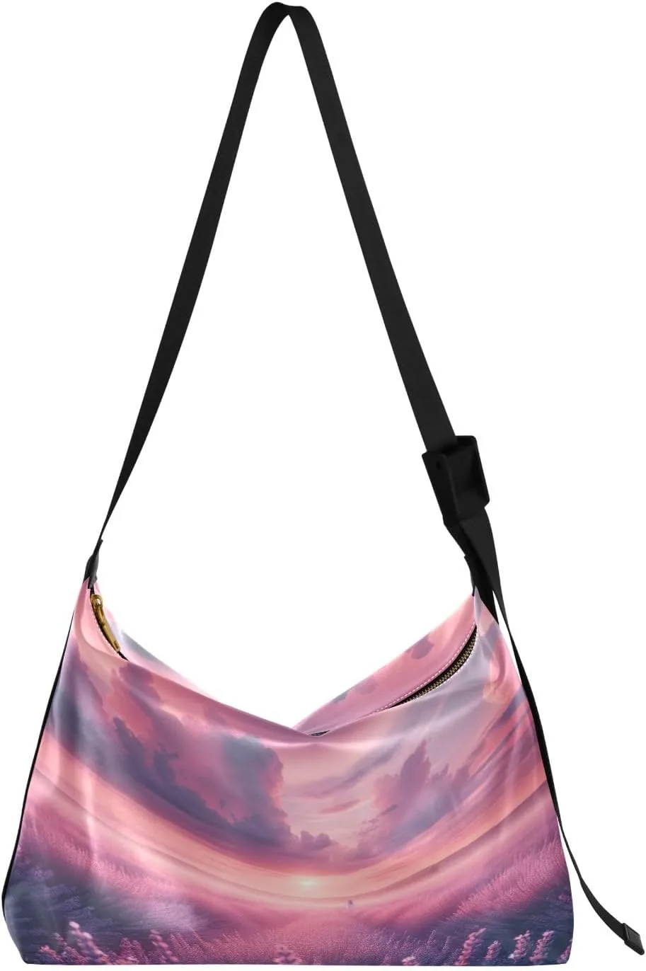 Stars in the Sky with Tree Shoulder Bag Leather, Leather Crossbody Shoulder Bag, Large Crossbody Bags Large Size