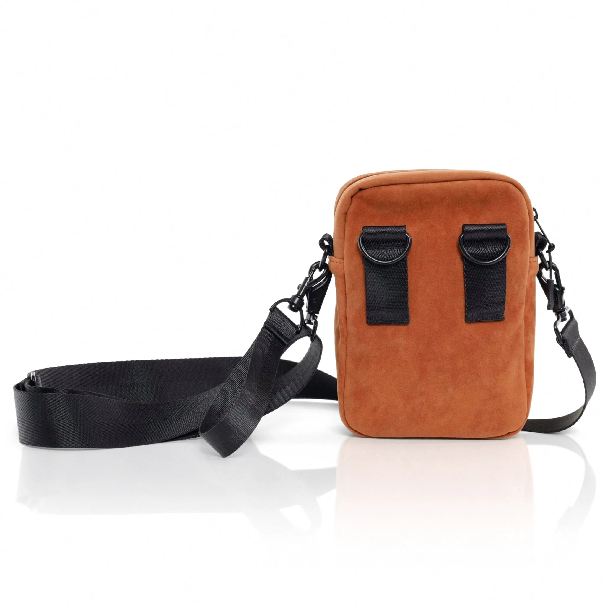 Stash Bags in Suede Brown
