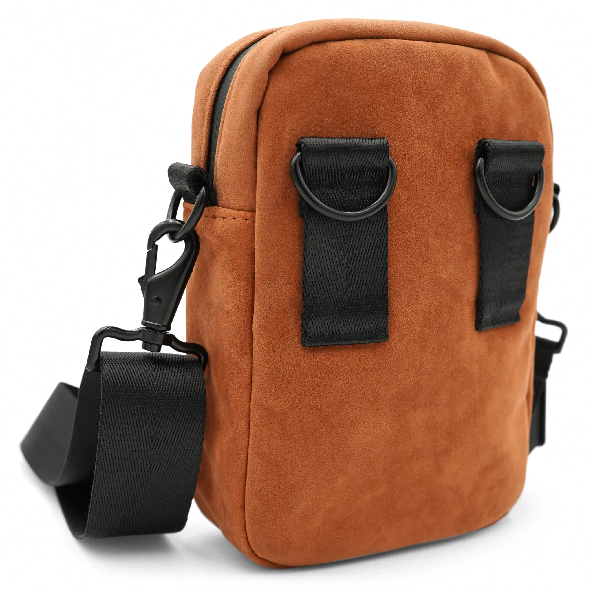 Stash Bags in Suede Brown
