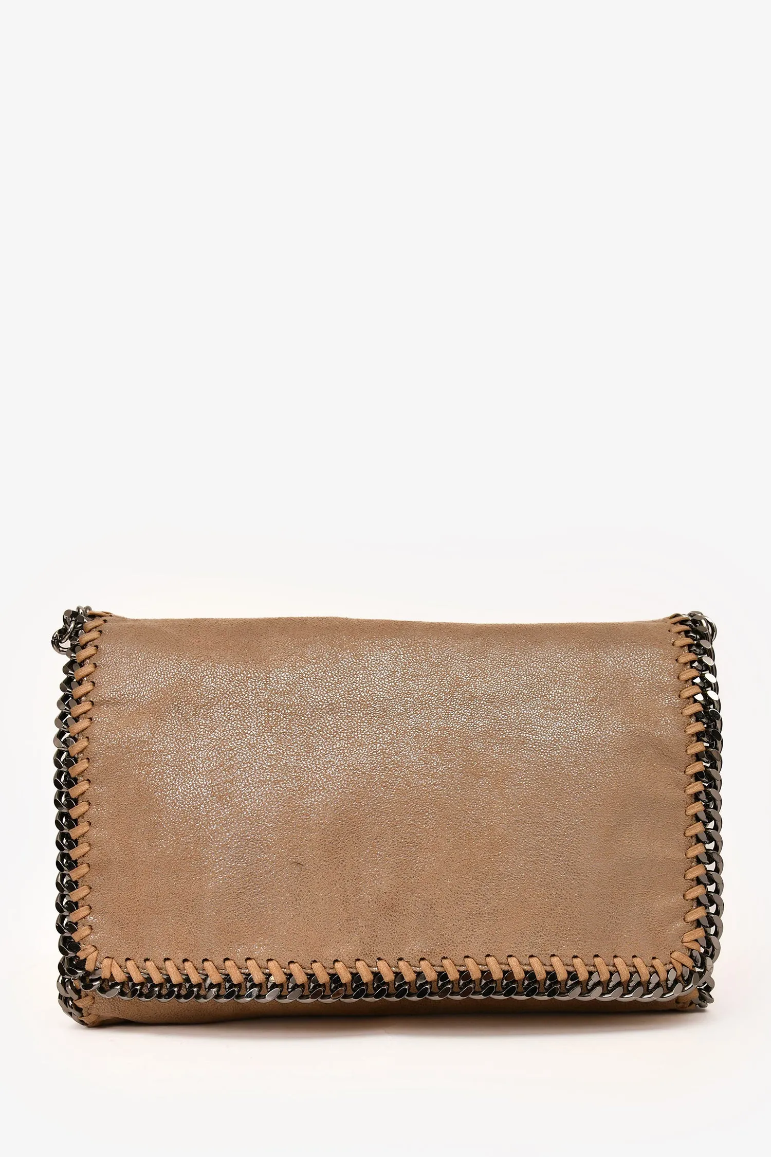 Stella McCartney Beige Suede Small 'Falabella' Crossbody