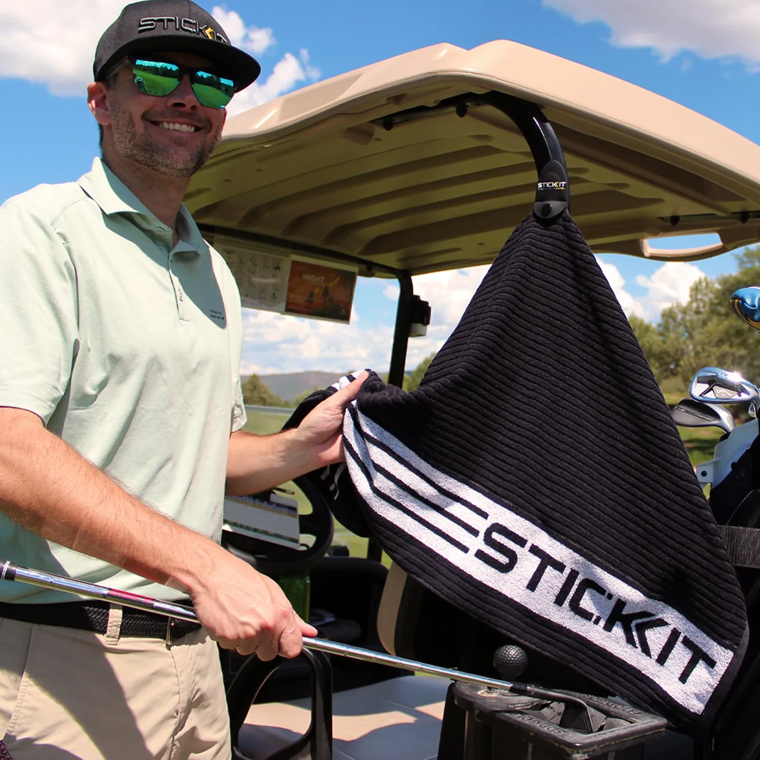 STICKIT Magnetic Golf Towel – XL