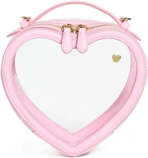 Stoney Clover Lane Women's Clear Heart Crossbody