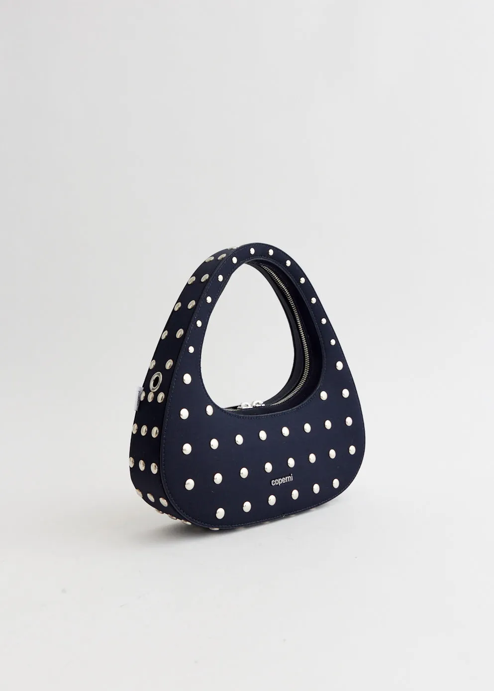 Studded Crossbody Baguette Swipe Bag