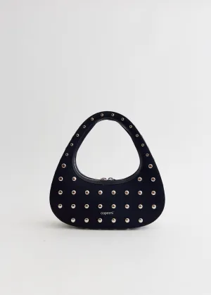 Studded Crossbody Baguette Swipe Bag