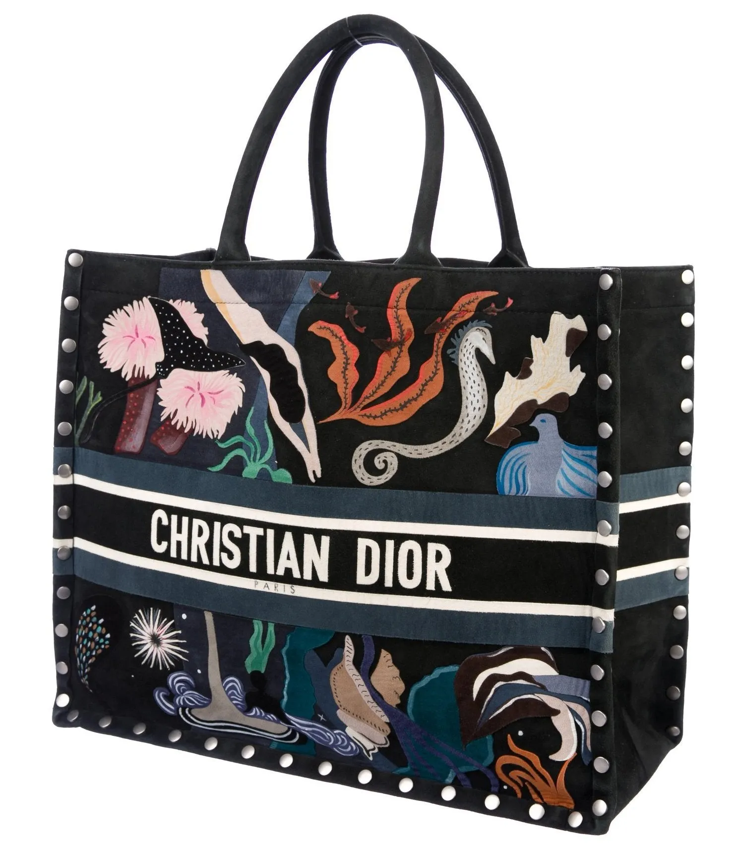 Suede Earth Book Tote