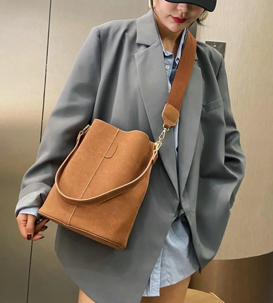 Suede Tote Bag for Women Crossbody Bag Top Handle Bag Shoulder Bag Ladies Tote Bags with Shoulder Strap Travel Work