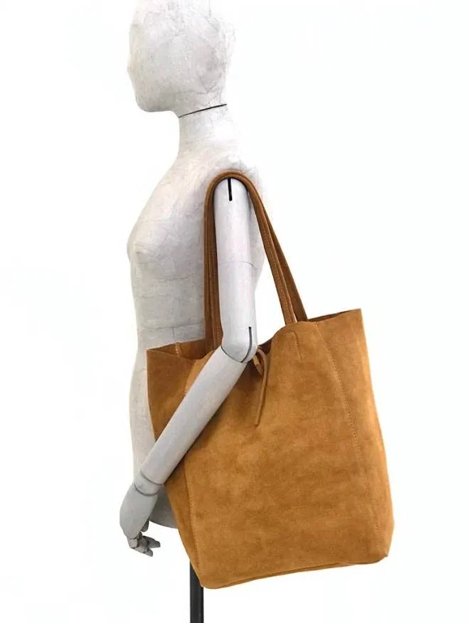 Suede Tote Shopper