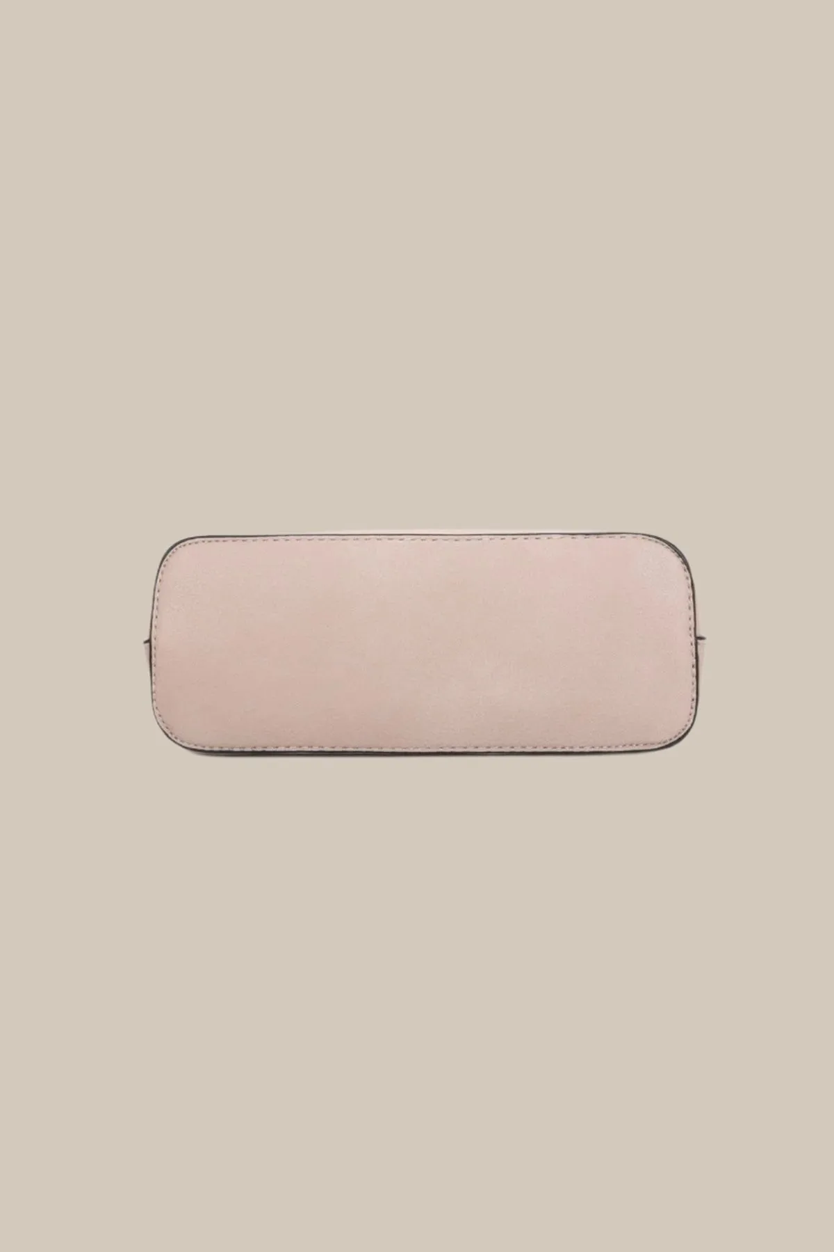 Suedette Crossbody Bag in Taupe