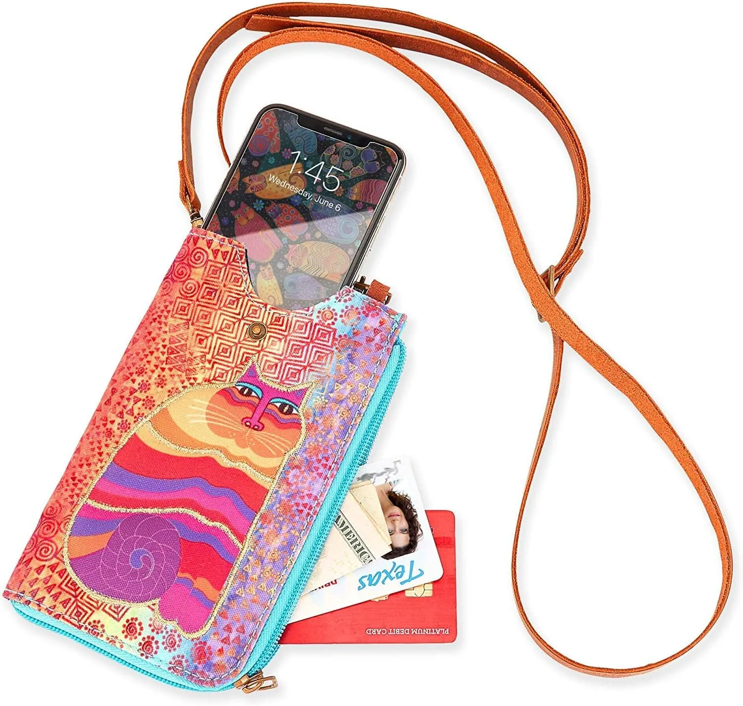 Sun 'N' Sand Women's, Crossbody Phone Storage Bag