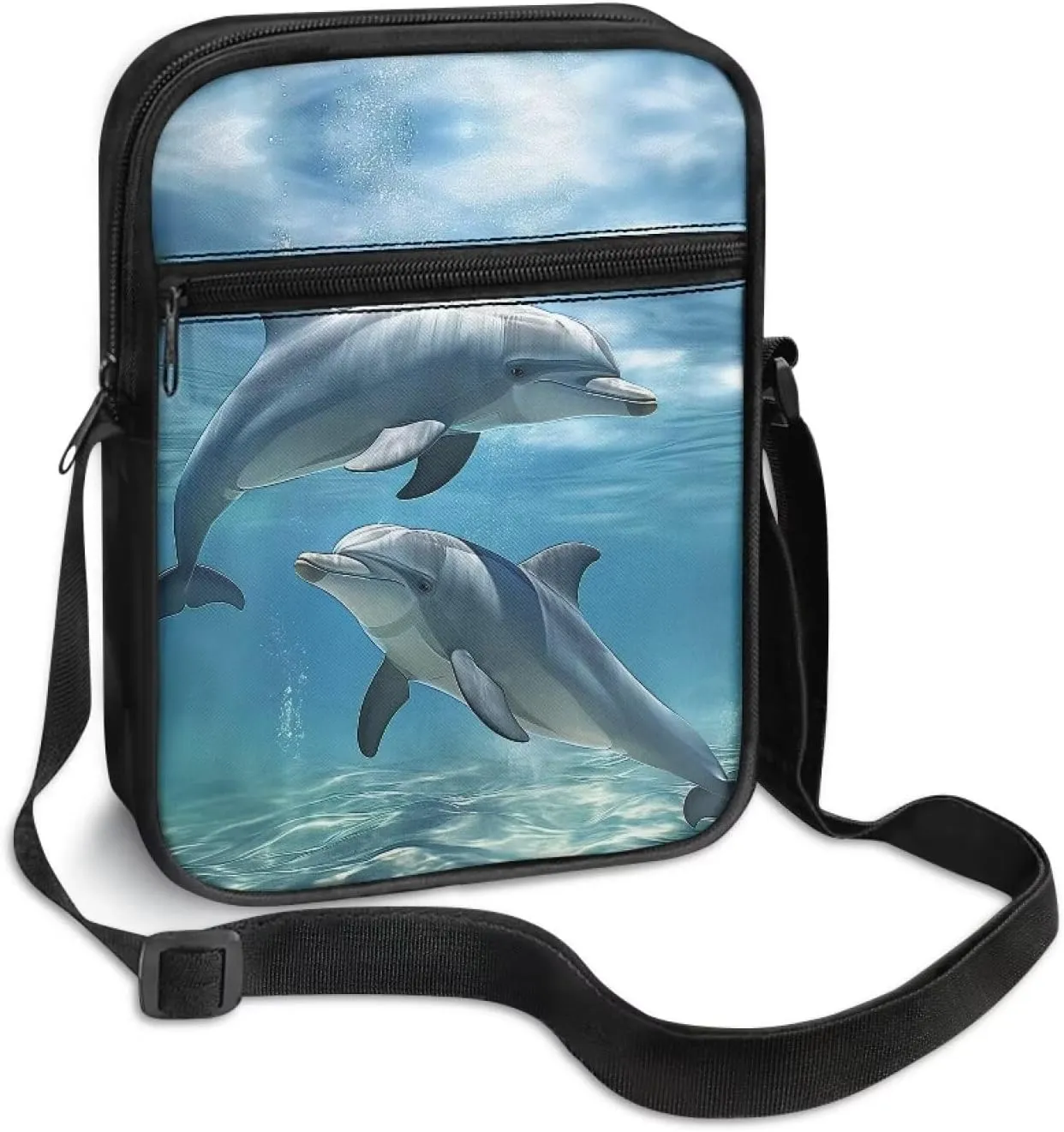 Suobstales Crossbody Bag Sling Purse for Women Men Mini Shoulder Bag Messenger Bag Fanny Back Pack Travel Passport Wallet Bag