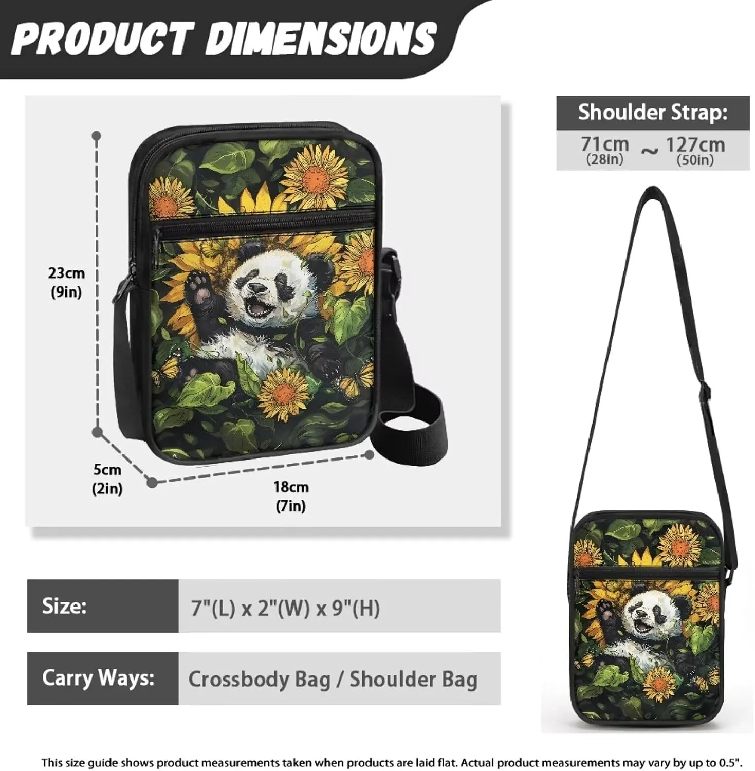Suobstales Crossbody Bag Sling Purse for Women Men Mini Shoulder Bag Messenger Bag Fanny Back Pack Travel Passport Wallet Bag
